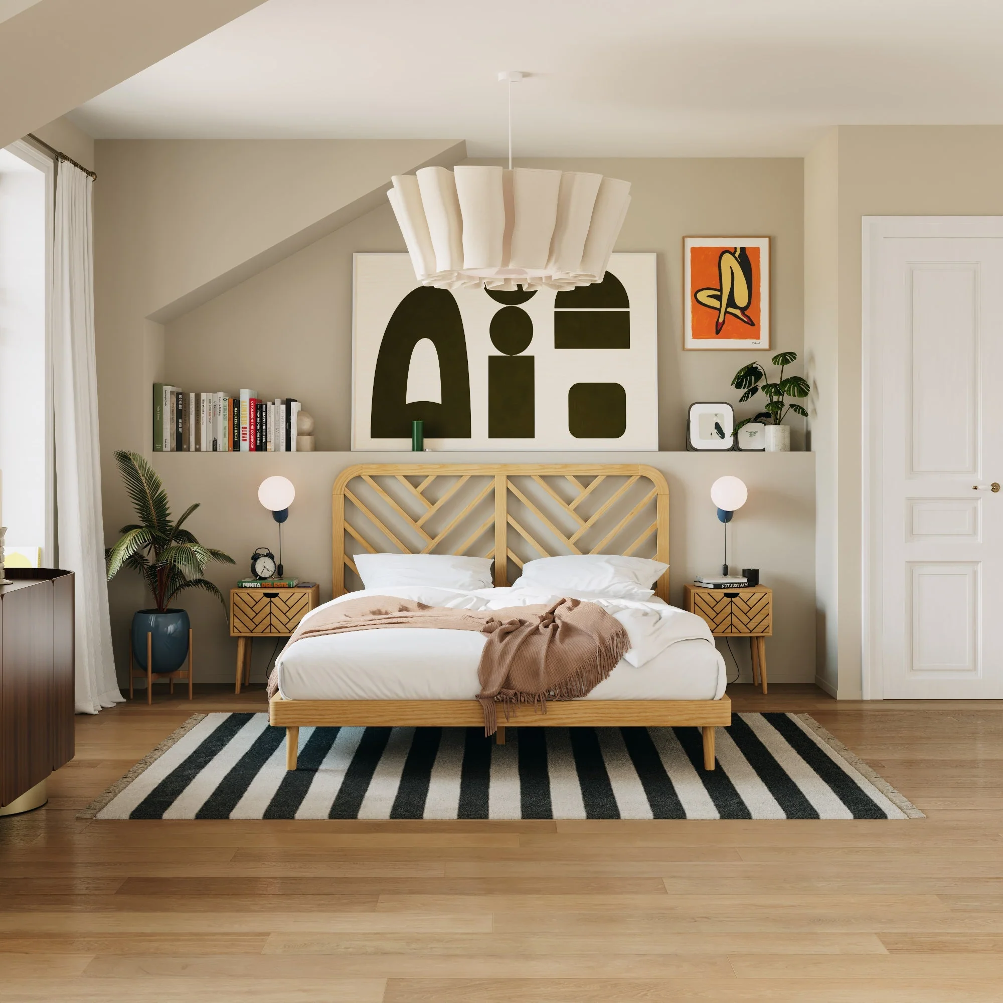 Cama de madera Ali - Image 2