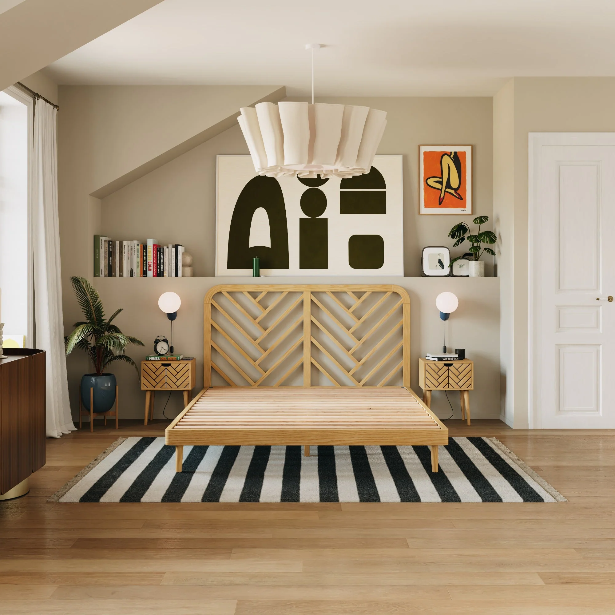 Cama de madera Ali - Image 4