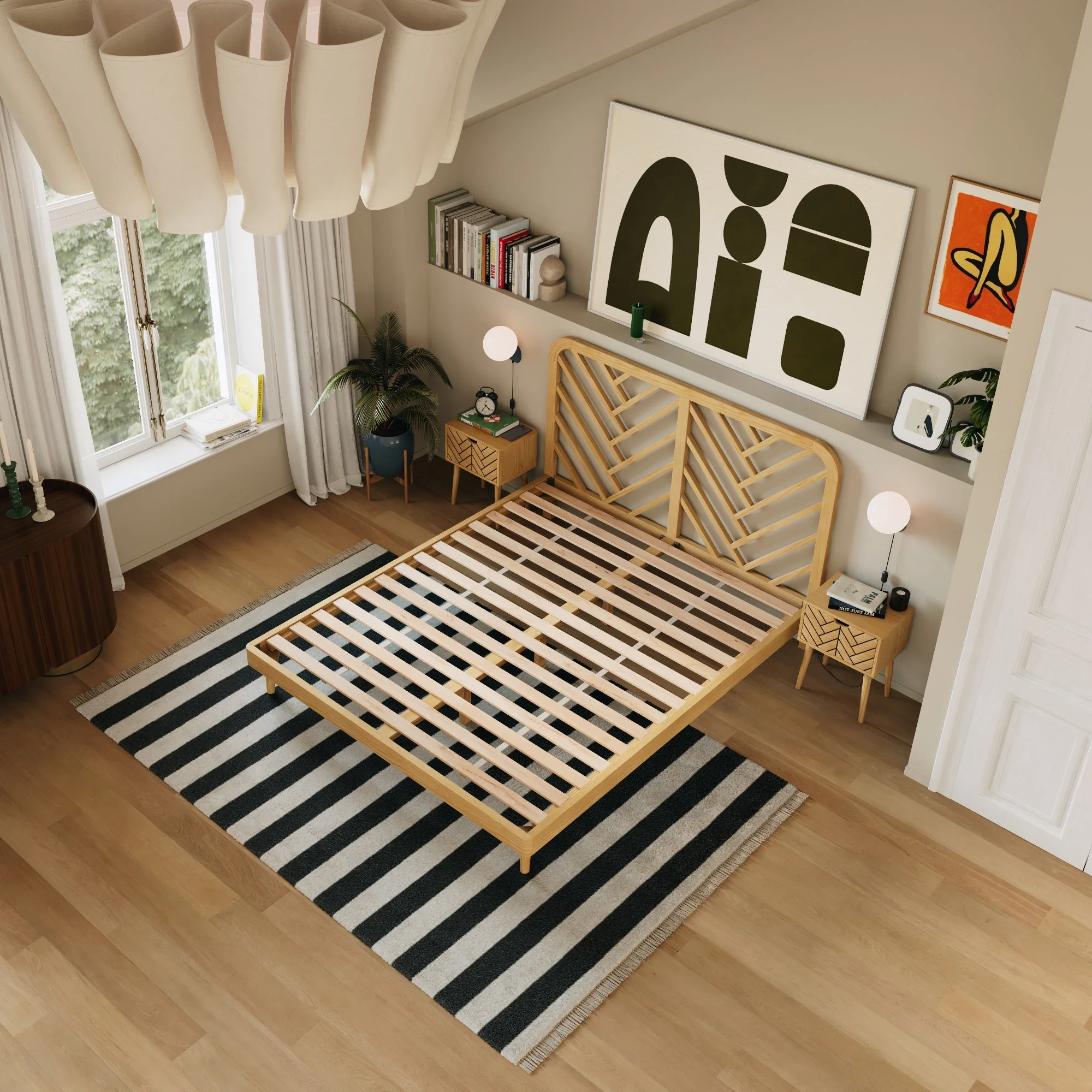 Cama de madera Ali - Image 5
