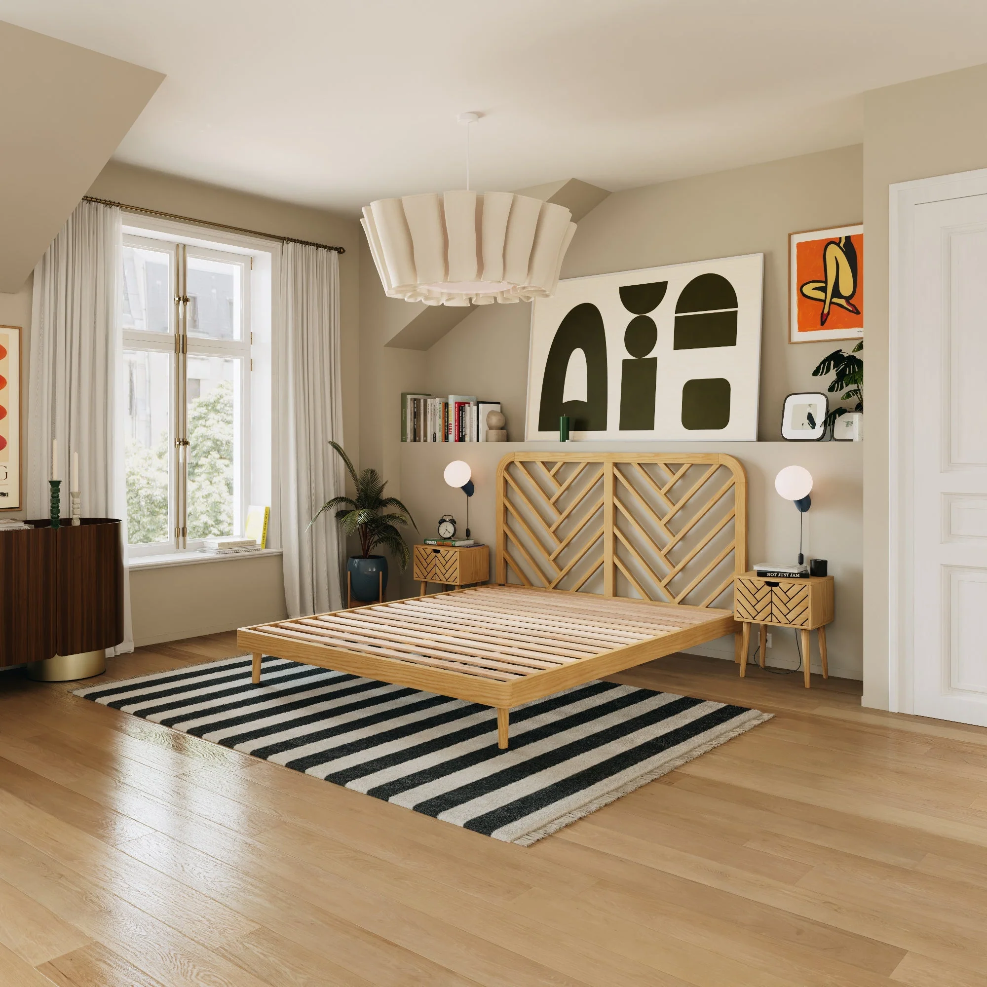 Cama de madera Ali - Image 7