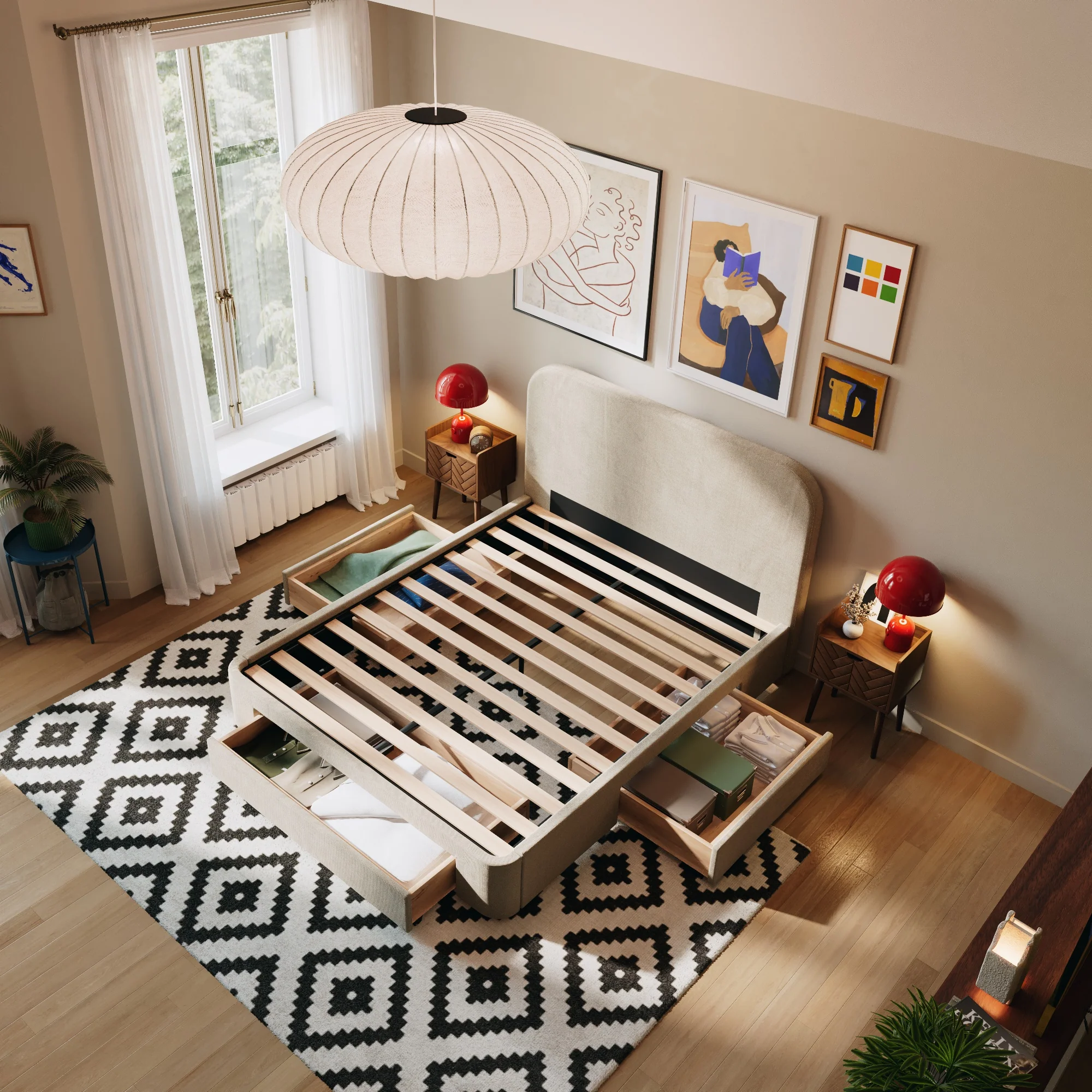Cama con cajones Sommeil - Image 9
