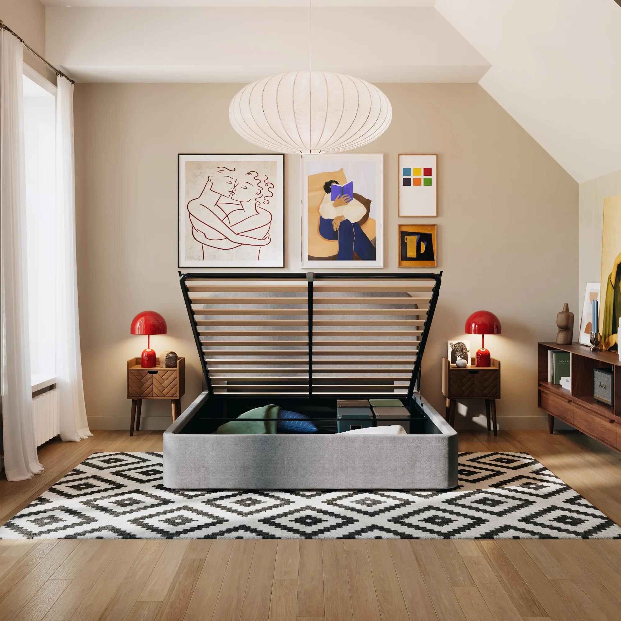 Cama con canapé abatible Sommeil - Image 22