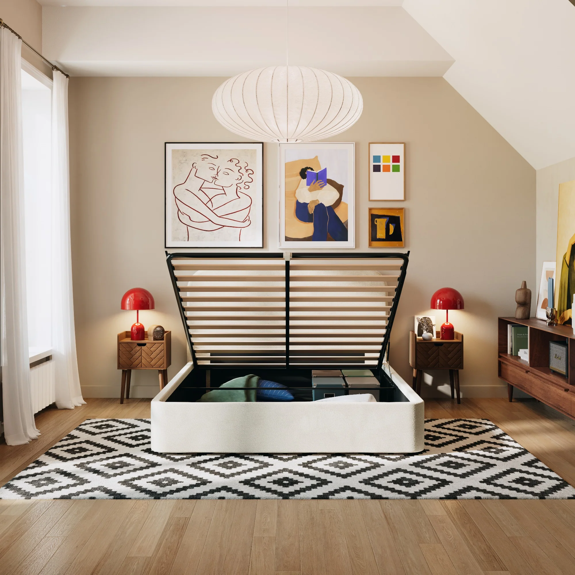 Cama con canapé abatible Sommeil - Image 36
