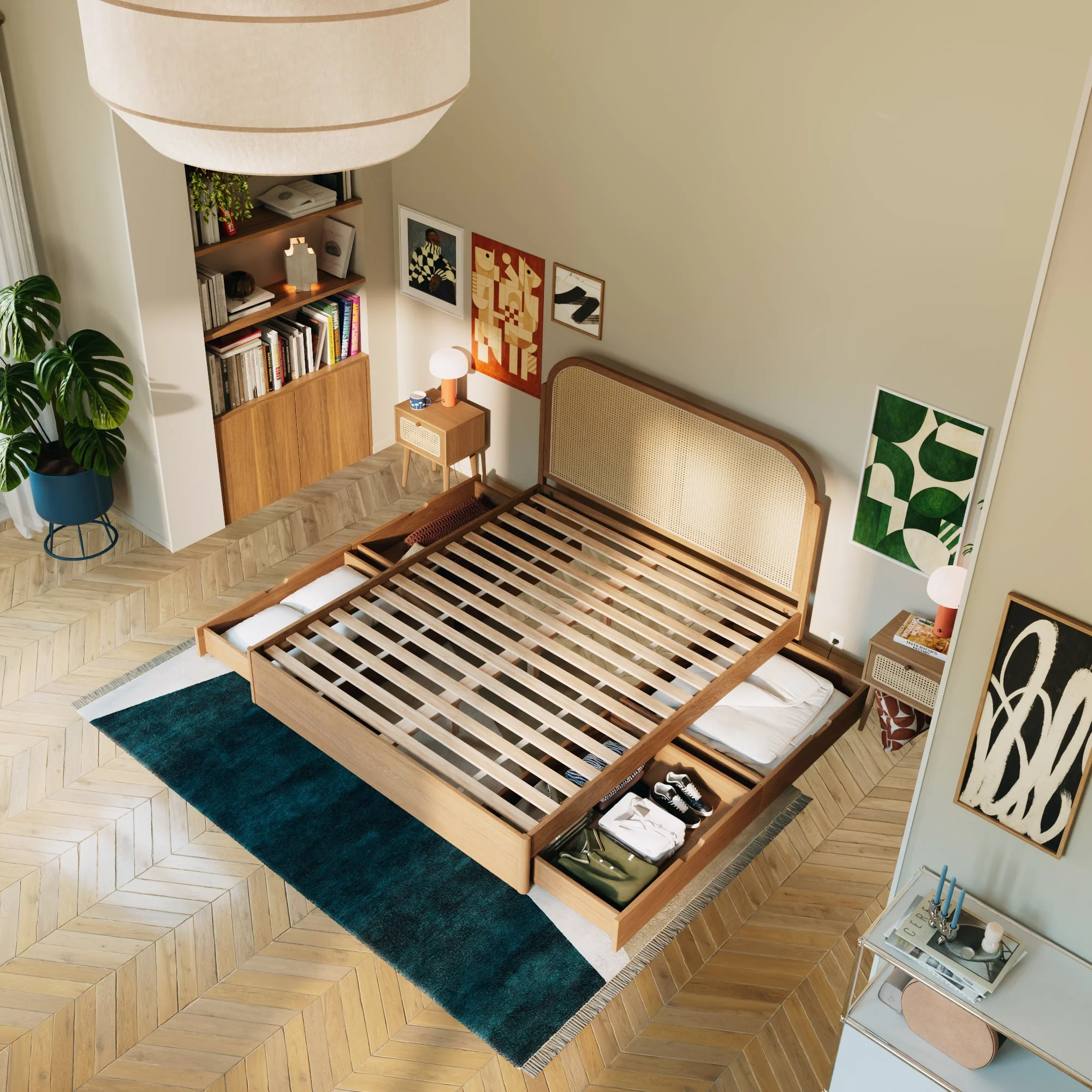 Cama de ratán Java - Image 16
